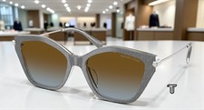 MICHAEL KORS MK2246U 400913 Catskills Denim Brown Blue Grd 54 Women's Sunglasses