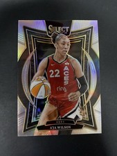 2025 Panini Select WNBA -  A'ja Wilson Concourse  Silver Prizm - Aces