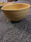 Vtg McCoy Pottery Small Yellow Speckled Ringware Beehive Mixing Bowl 2.75 x 5"