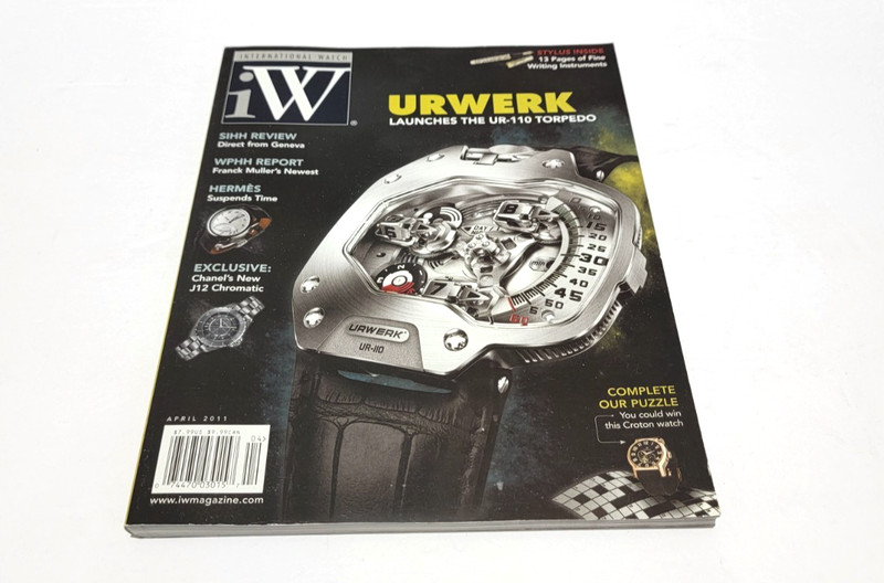 International Watch Magazine April 2011 Urwerk Launches The UR-110 Torpedo