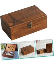 Sewing Kit with Retro Wooden Box Hand Sewing Kit for Adult Beginners
