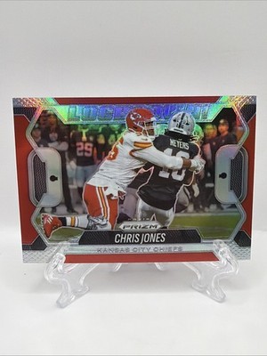 #6 CHRIS JONES 2025 PANINI PRIZM FOOTBALL LOCKDOWN! SILVER CHIEFS