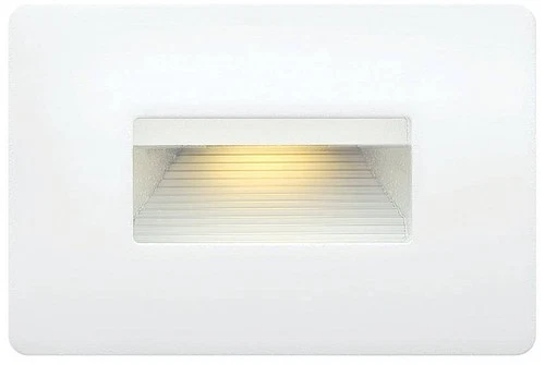Hinkley Landscape Luna LED 2700K Step Light 12V Horizontal 4" Satin White - Picture 1 of 10