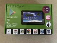 Google Play 7” Tablet Proscan Pre Loaded Google Apps New In Box