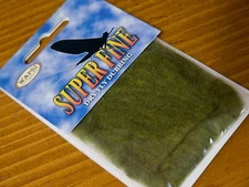 Wapsi Super Fine Dry Fly Dubbing / Blue Wing Olive - Fly Tying