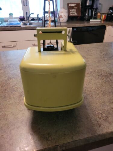 Vintage Steel TONKA USA Dragline Dredging Crane Yellow Green Toy with Bucket - Picture 3 of 10