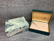 ROLEX Watch Box Cassa 68.00.08 Legno Verde Vintage Originale #4