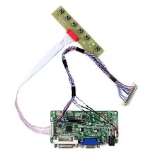 VGA DVI LCD Controller Board For 15inch 1024x768 LCD Screen Fit To G150XTN06.1
