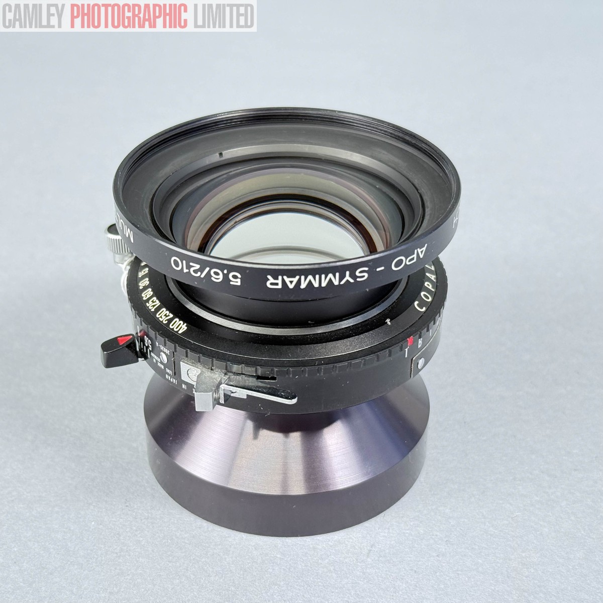 Schneider Apo-Symmar f5.6 210mm Lens. Certified. Graded: EXC+
