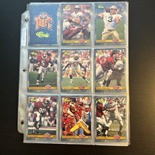 1993 CLASSIC NFL DRAFT TWO SETS (ONLY ONE SET OF THE TWO CHECKLIST, 198 CARDS)