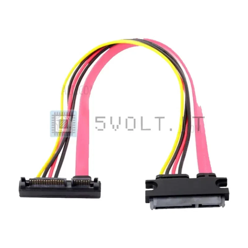 Cavo PROLUNGA Interno SATA 22-Pin Maschio - SATA 22-Pin Femmina 0.50 M - Foto 4