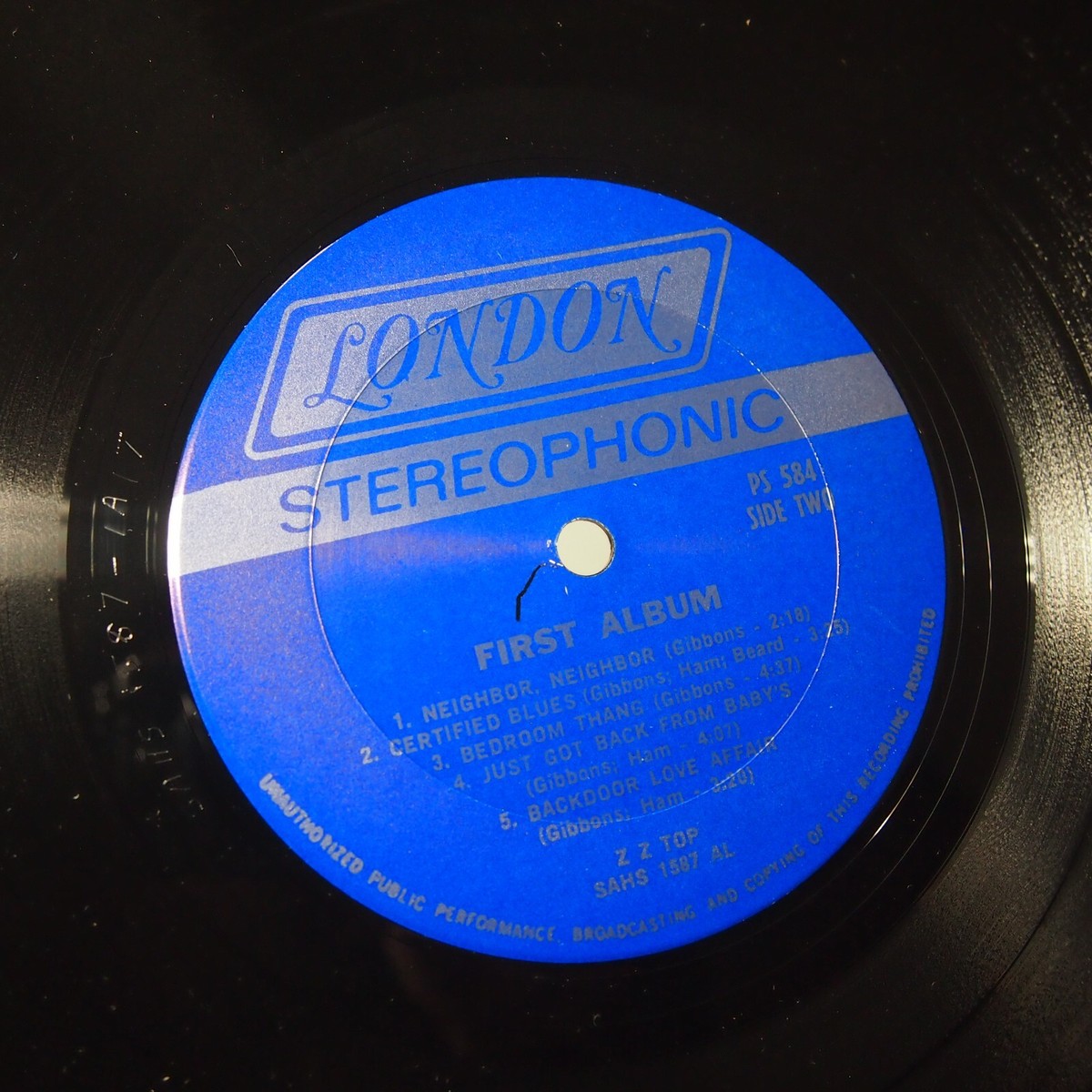 ZZ Top First Album 1971 LP VINYL ALBUM | eBay