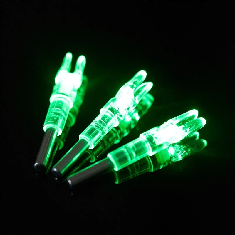 Automatic LED Lighted Nocks Shooting Archery Arrows 6.2mm Insert Arrow Nock Tail - Image 4 of 4