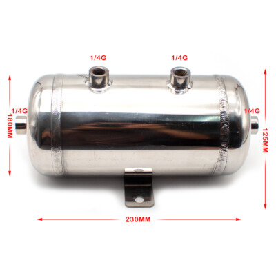 #ad #ad Air Storage Tank 304 Stainless Steel Air Tank 2L Vacuum Buffer Air Pressure Tank $66.49