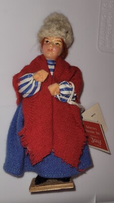 Vintage Woman of The West 4'' Tall Hand Made by JAY of Dublin Collector Doll