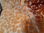 Nasharr Freres scarf vintage 26” square browns orange peach Polka Dots 70s 60s — photo 3