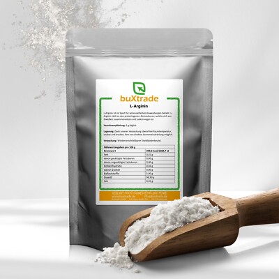 100 g | L-Arginin Base Pulver | L Arginin | Aminosäure | Buxtrade