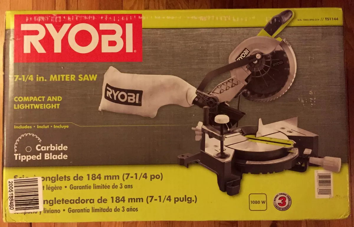 Ryobi 7 2024 inch miter saw