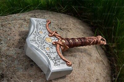 Thor's Hammer Keychain - God of War Game Merchandise