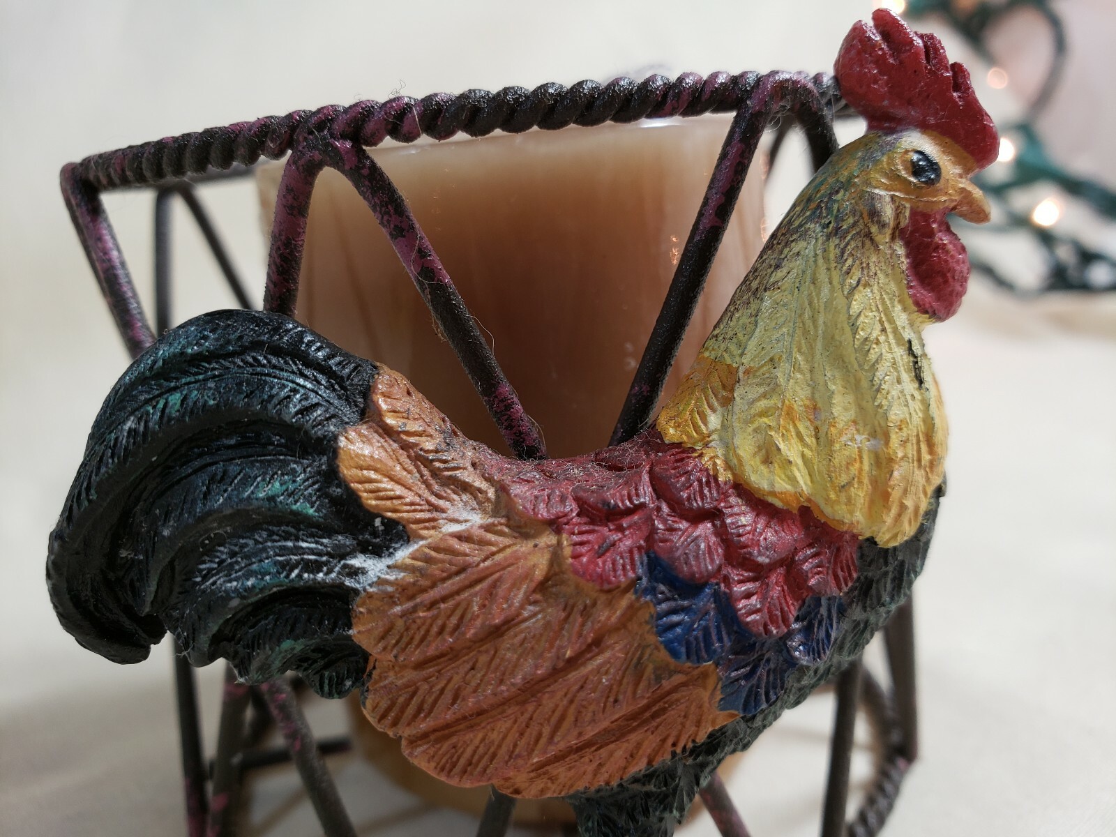 Rooster Candle Holder eBay