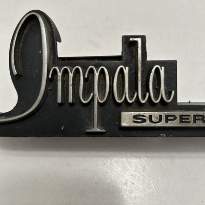 1968 Impala SS Super Sport Grill Emblem 3920851 Genuine GM Part 