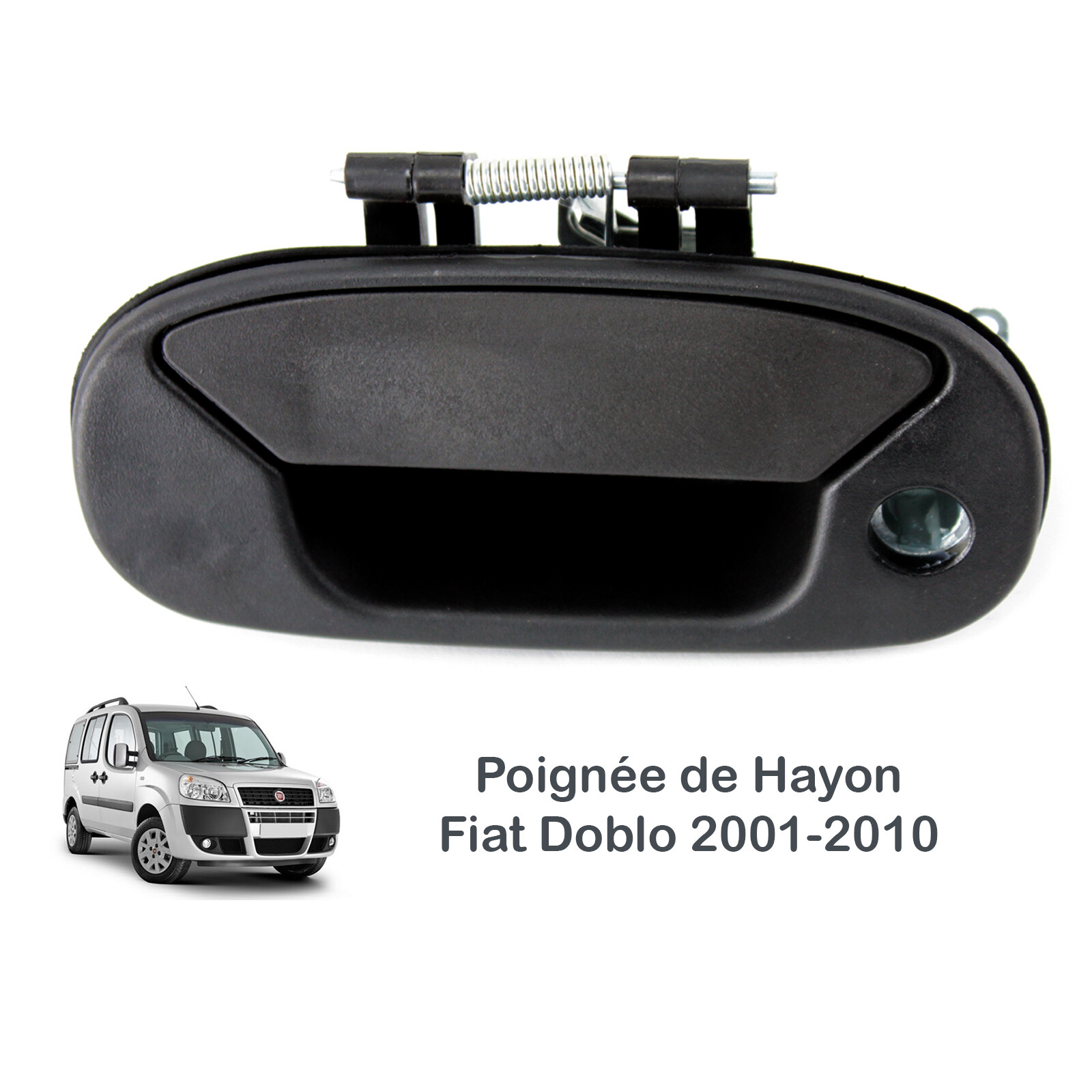 Poignée De Couvercle De Coffre Arrière, Poignée De Hayon 51137170676 Noire Avec Bouton Clé Et Lumière De Rechange Pour X5 E53 2001 à 2006