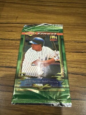 1994 Topps Finest Baseball Series 1 Unopened Sealed Pack - GRIFFEY BONDS PIAZZA