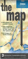 Official February 2004 NEW YORK CITY SUBWAY MAP Transit Guide Railroad Ferry Bus