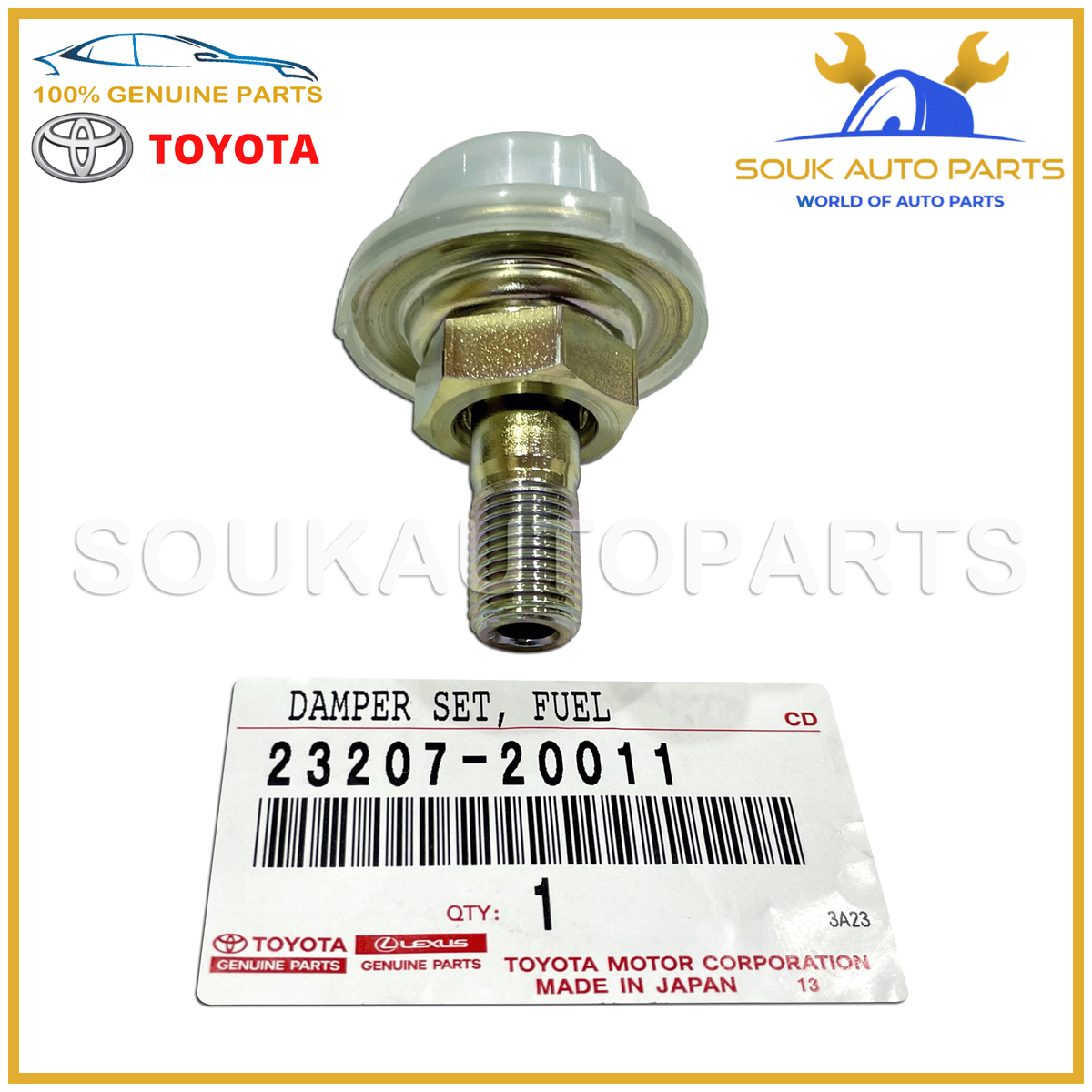y318ページ 23207-20011 Genuine Toyota DAMPER ASSY, FUEL PRESSURE PULSATION