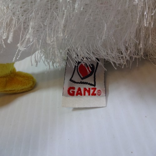 Ganz Webkinz White Fluffy Chicken NWT Plush Stuffed Animal HM205 Unused Code - Bild 7 von 7