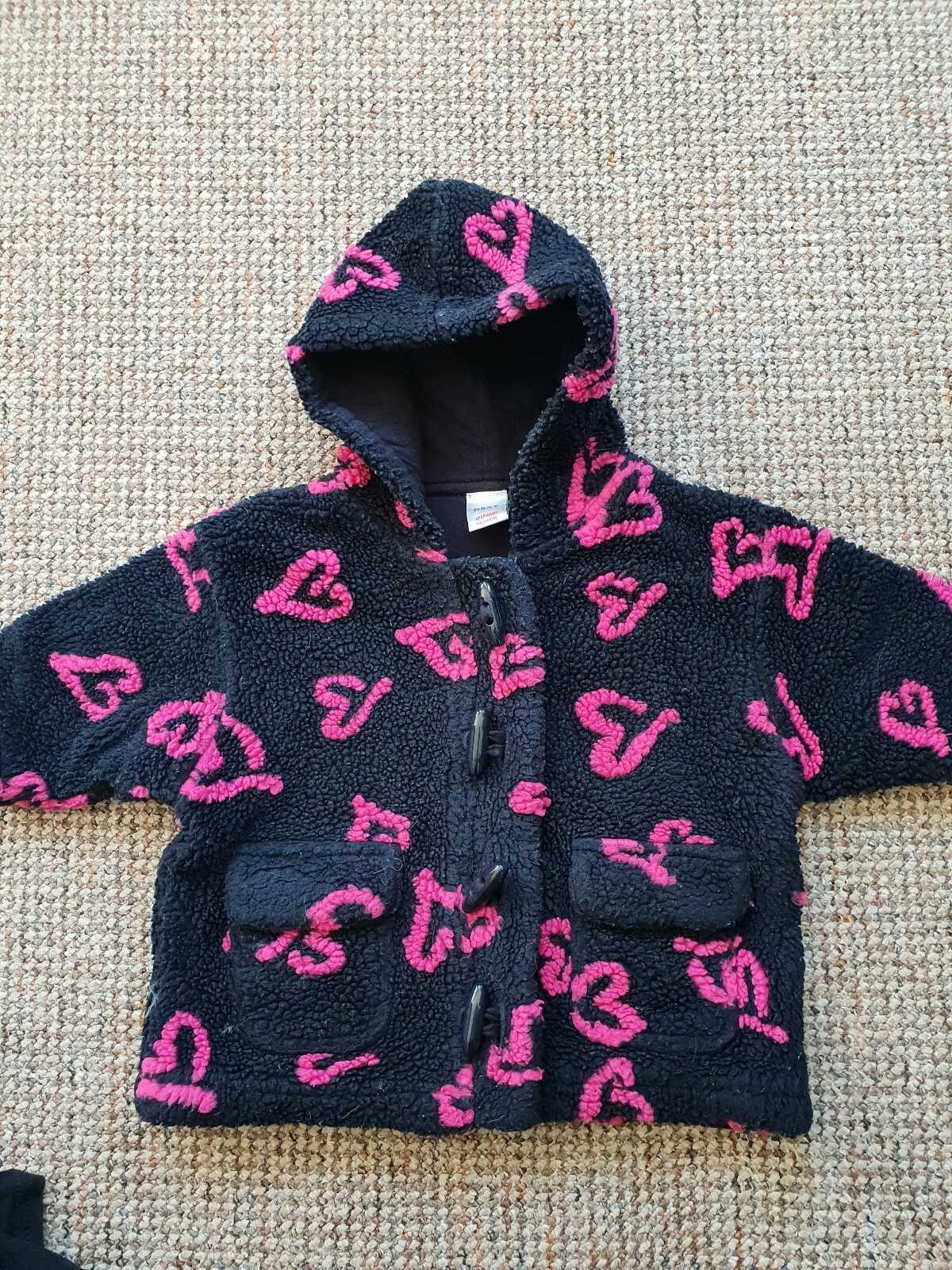 Baby Girl , Next Navy Blue/pink Heart 