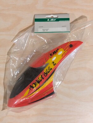 Esky Rc 002441 Honey Bee 2 Helicopter Canopy Red new in package