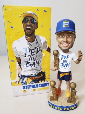 NIB Golden State Warriors Stephen Curry Bobblehead Rep The Bay SGA 2018