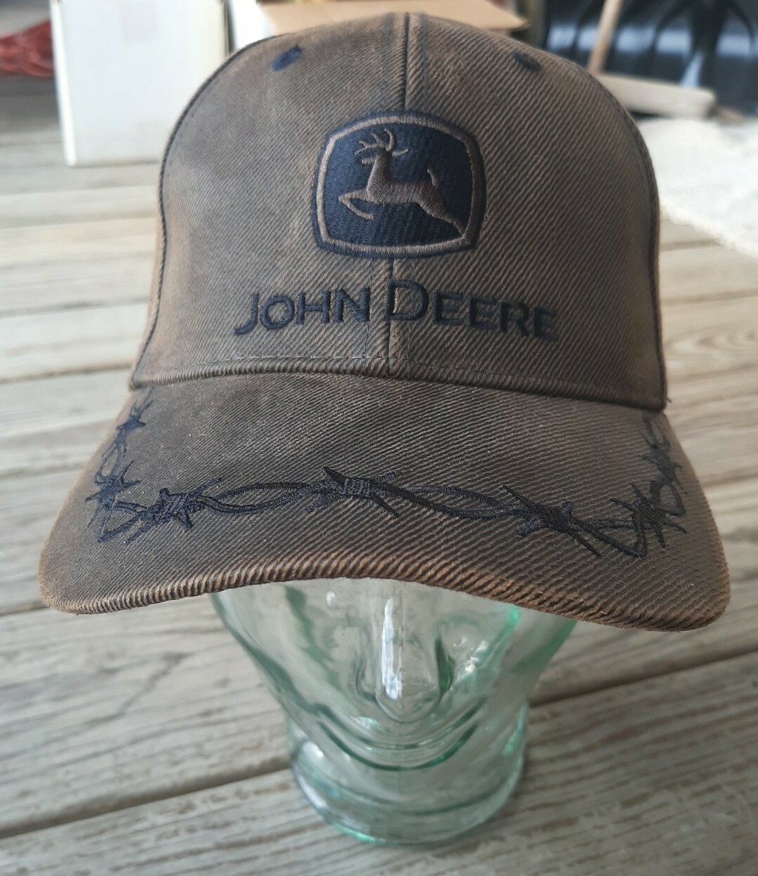 Distressed Brown John Deere Country Tractor Advertisi… Gem