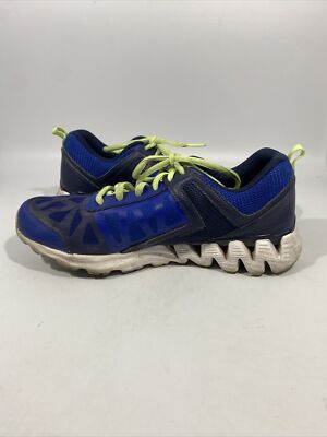 Reebok Zig Tech Running Athletic Shoes Blue Yellow Men's Size 7 | eBay