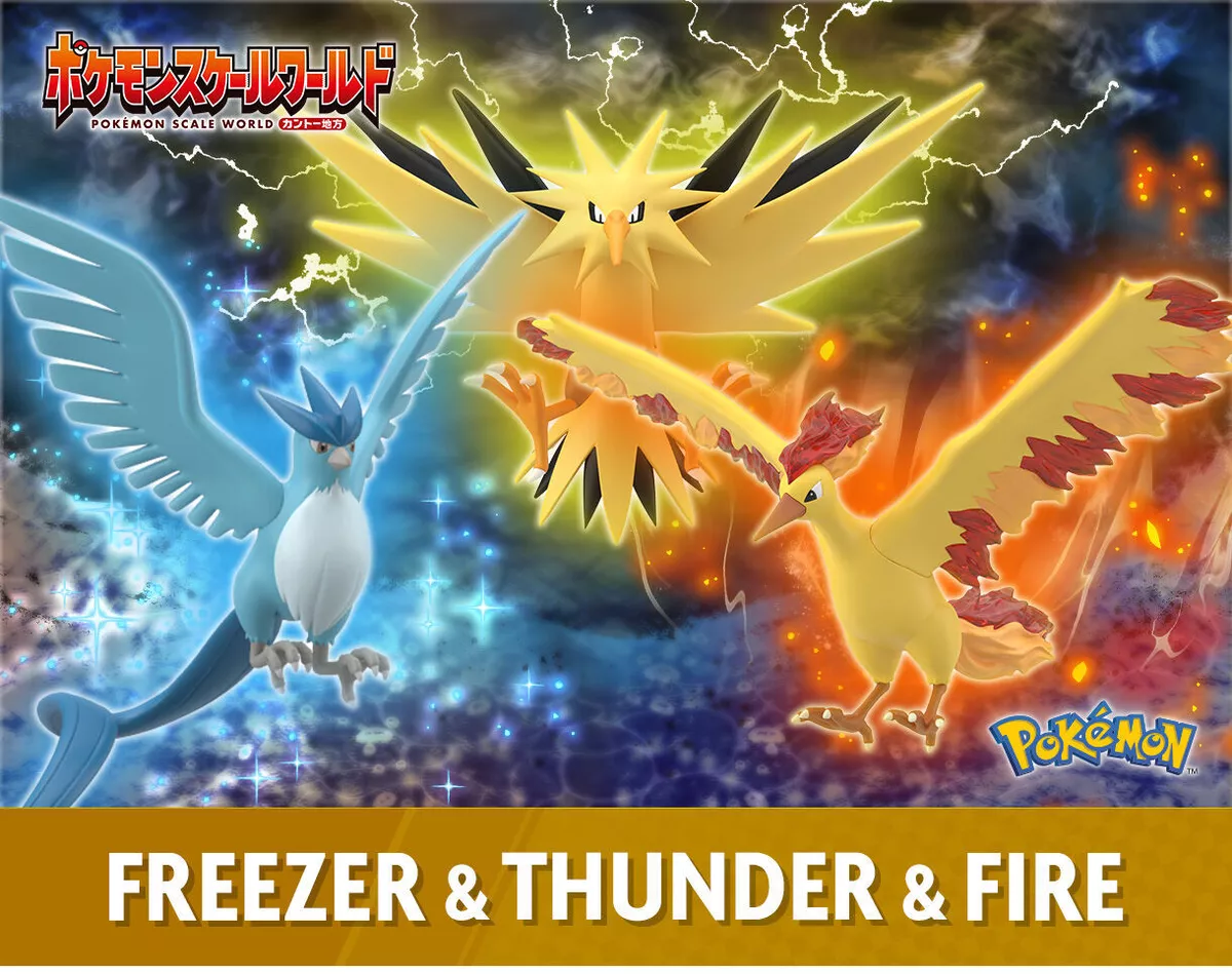 Zapdos or Moltres Kanto Region Legendary Birds for Pokemon Go