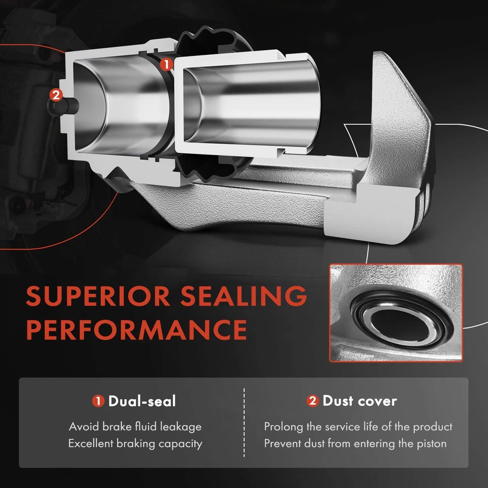 Pinza de freno de disco delantera derecha para Nissan Juke 2011-2017 Sentra 2017-2019 1,6 L Foto 4 de 4