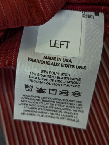 Nike Arkansas Razorbacks Team Issued Track Pro Elite Arm Sleeves XL Crimson - Picture 10 of 10