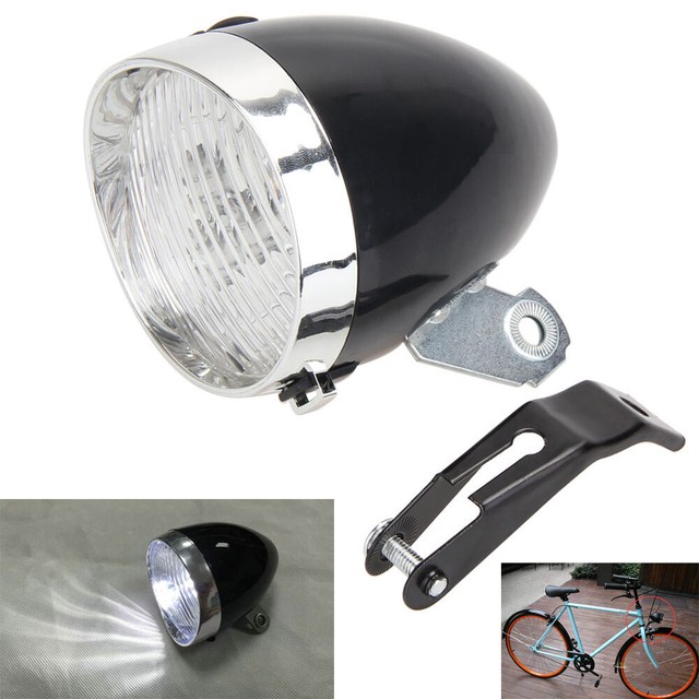 Classical Vintage Bike 5 LED Light Bicycle Headlight Front Retro Head