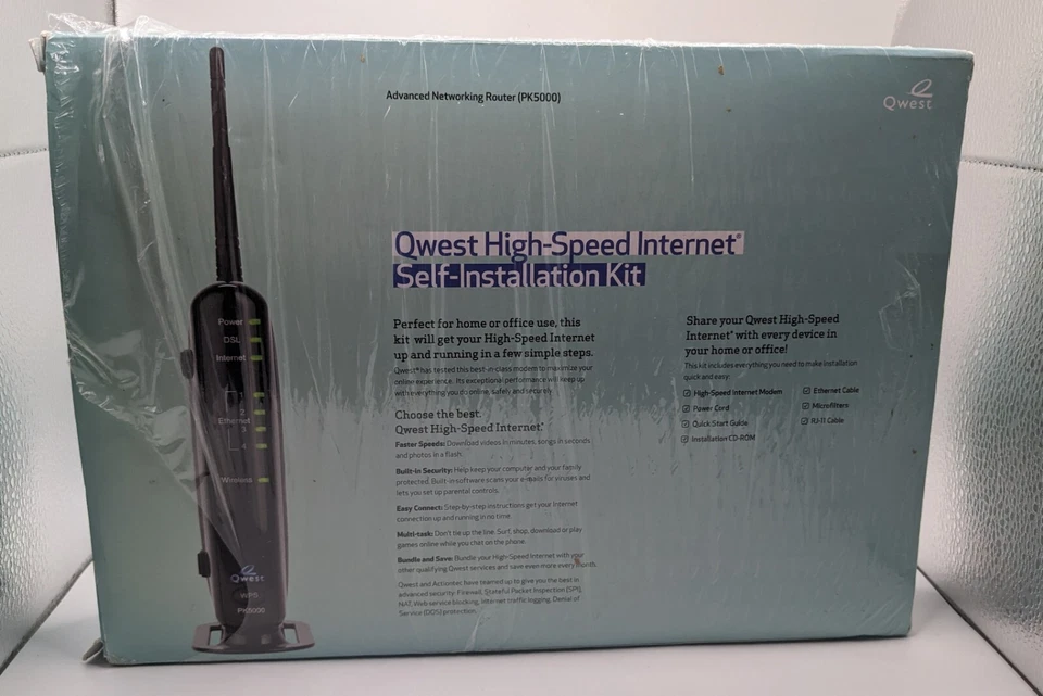 Actiontec PK5000 54 Mbps 4-Port 10/100 Wireless G Router (GE083AD4-08) - Image 2 of 4