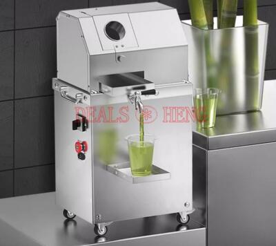 Sugar Cane Juicer Machine: Electric Sugarcane Press, Ginger & Citrus Juice Extractor With 3