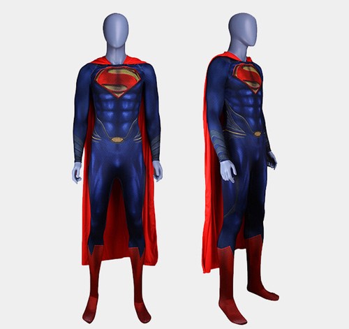 Justice League Superman Returns Clark Kent Boots shoes Costume Halloween set - Picture 11 of 15