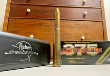 Fisher Space Pen .375 Patrone Kugelschreiber Messing mit Etui Box & Hülle USA