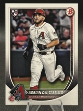 2025 Bowman 4 Adrian Del Castillo Arizona Diamondbacks Rookie