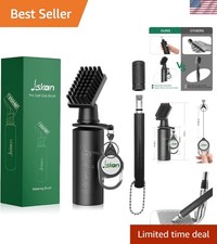 Pro Golf Club Cleaner Brush Golf Groove Sharpener Tool with Retainer Clip and...