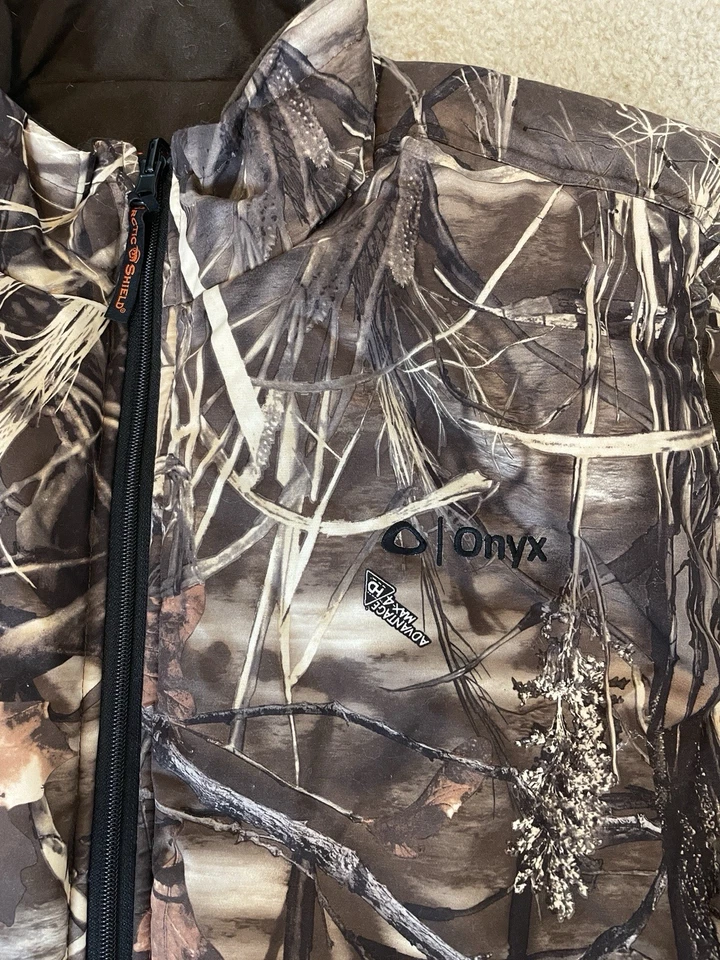 Onyx Arctic Shield Men’s Camo Outdoor Full Zip Vest XL Outdoor Hunting - Image 2 of 4