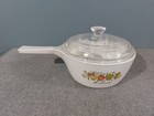 Corning Ware Spice O' Life P-89-B & P-82-B 2-1/2 Cup Spout Pan w/Pyrex P81C Lid — photo 3