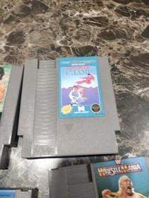 Lote de 8 juegos Nintendo NES TMNT Operation Wolf X-Men Off Road Batman Rambo y m&aacute;s