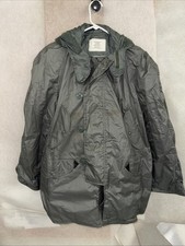 70s USAF Mans Parka CWU-8/P Extreme Cold Weather Hood Military Medium NEAR MINT