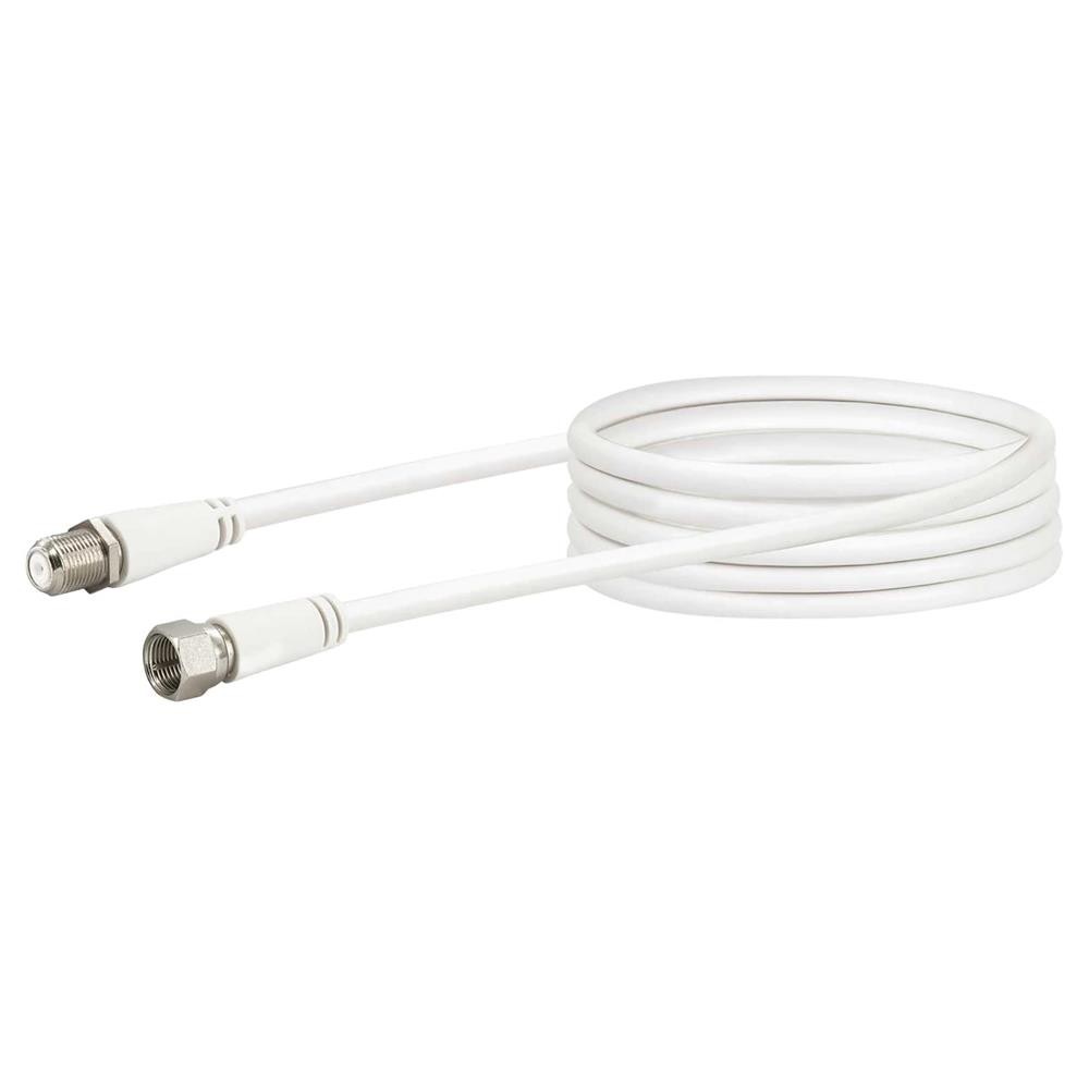 Schwaiger SAT Verlngerungskabel 90 dB 3 m Wei Crimpstecker Anschlusskabel 2490₽
